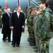 Bush, Rumsfeld Review National Guard Troops in West Virginia
