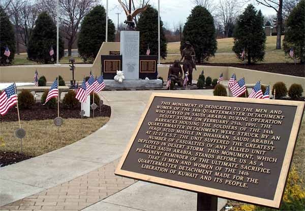 Pennsylvania Dedicates Memorial for 14th Quartermaster Detachment Killed in Scud Missile Attack