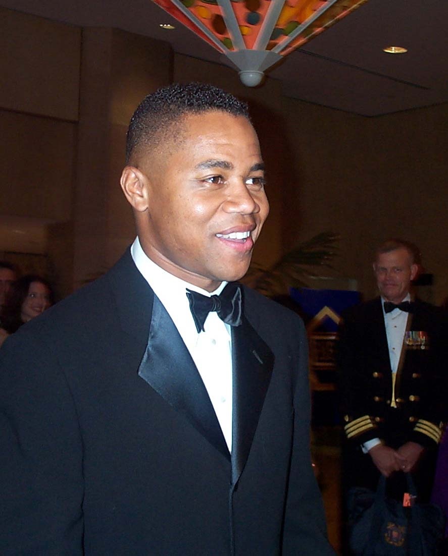 Cuba Gooding Jr. Attends Military Concert Honoring Bob Hope and Film Industry