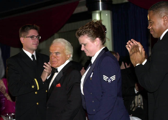 Valenti Honored for Military Service and Film Industry Contributions