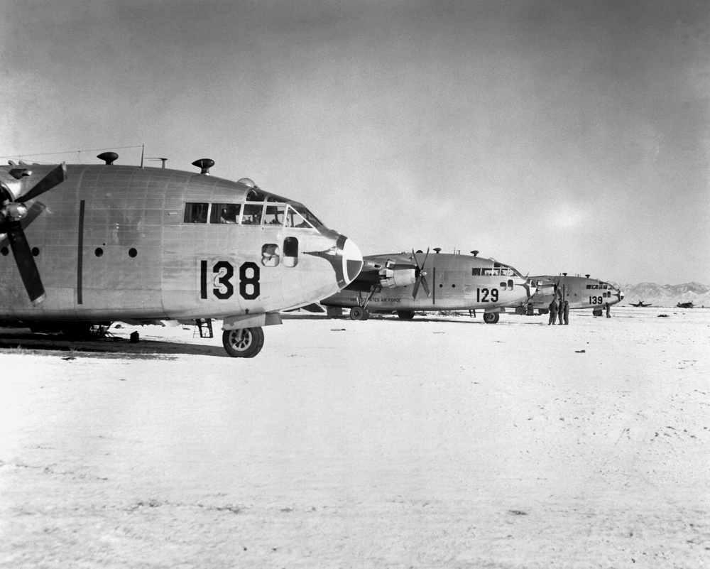 Air Force Transports Resupply Besieged Marines at Chosin Reservoir