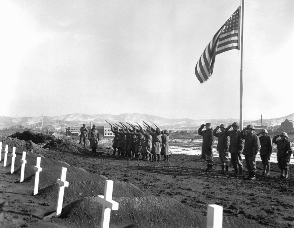 Marines Honor Fallen Comrades After Chosin Reservoir Breakout