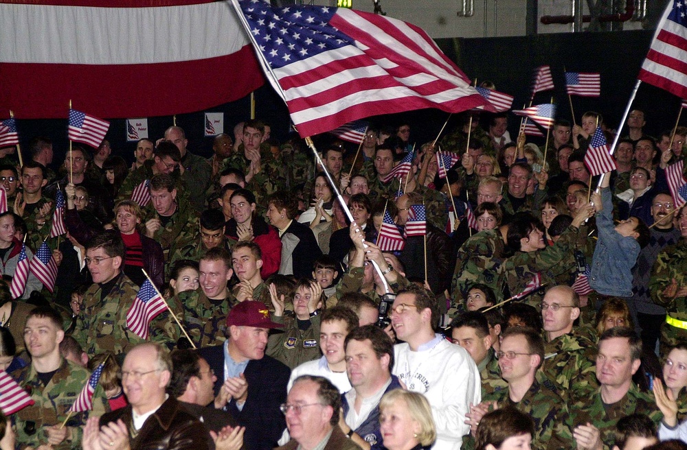 Service Members and Families Celebrate at Ramstein Air Base Holiday Show