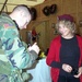 Sgt. Hillman Gets Autograph from Carole King on USO Tour