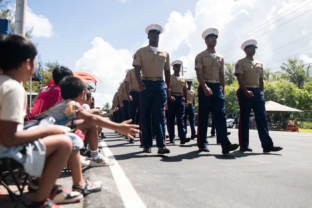Camp Blaz Marines participate in the 79th Saipan Liberation Parade