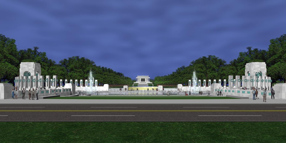 National World War II Memorial Rises Between Iconic D.C. Monuments