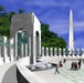 National World War II Memorial Rises Between Lincoln and Washington Monuments
