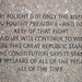 Truman's Words Etched in Granite at Japanese American Memorial