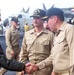 Defense Secretary Cohen Visits USS Abraham Lincoln in Persian Gulf