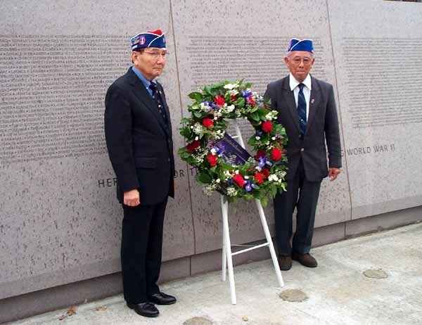 Veterans of 442nd &quot;Go for Broke&quot; Regiment Honor Patriotism at Memorial