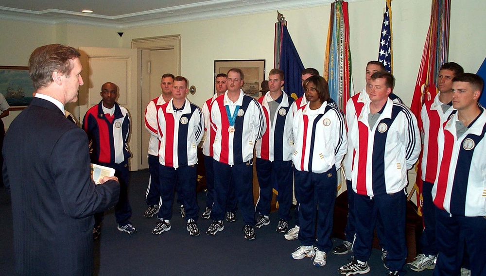 Cohen Praises Military Olympians' 'Nobility of Spirit'