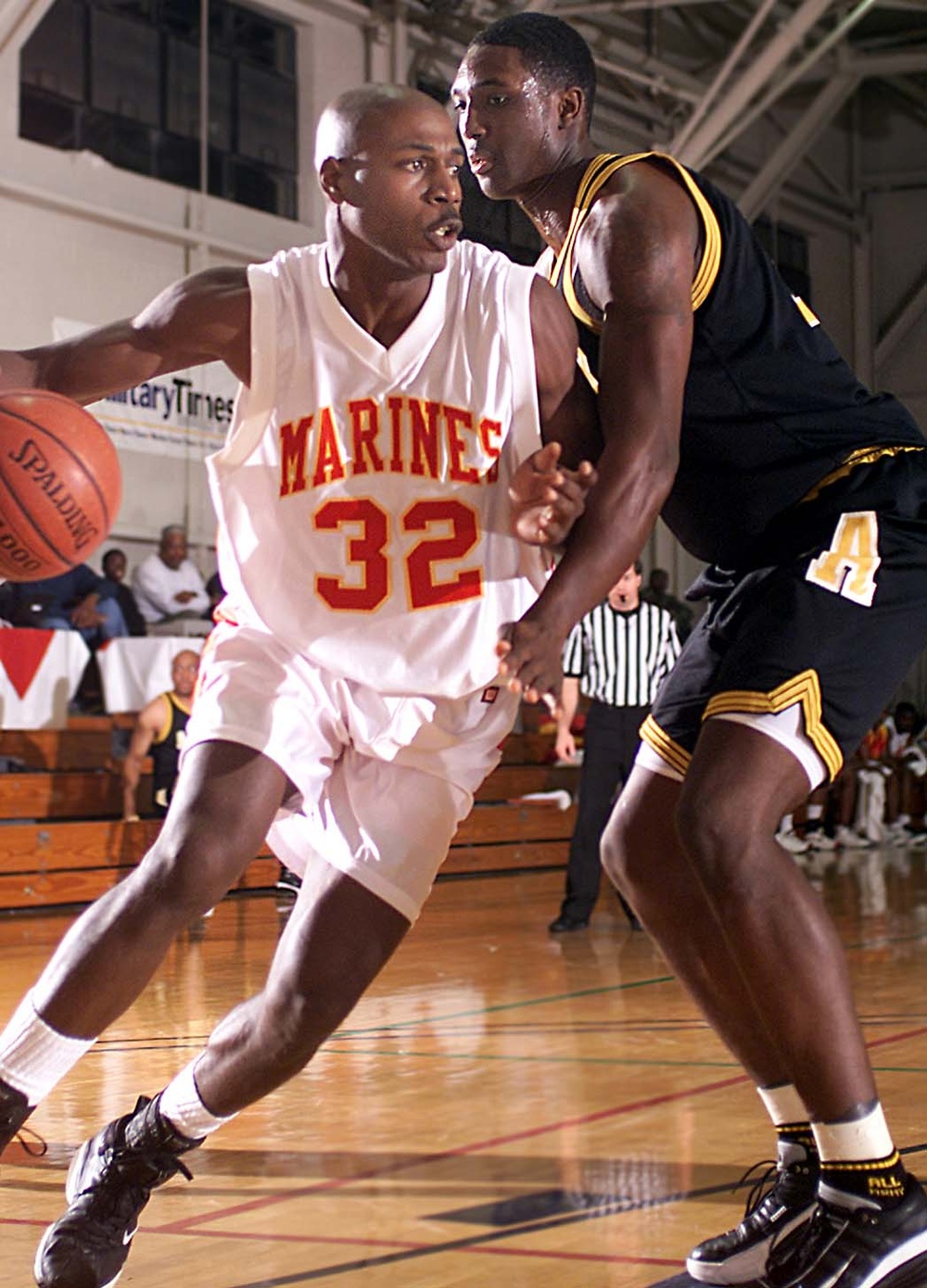 Marine Corps Center Nix Pushes Past Army Defender Joseph