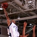 Air Force Guard Dawkins Beats Navy's Hargrove for Layup