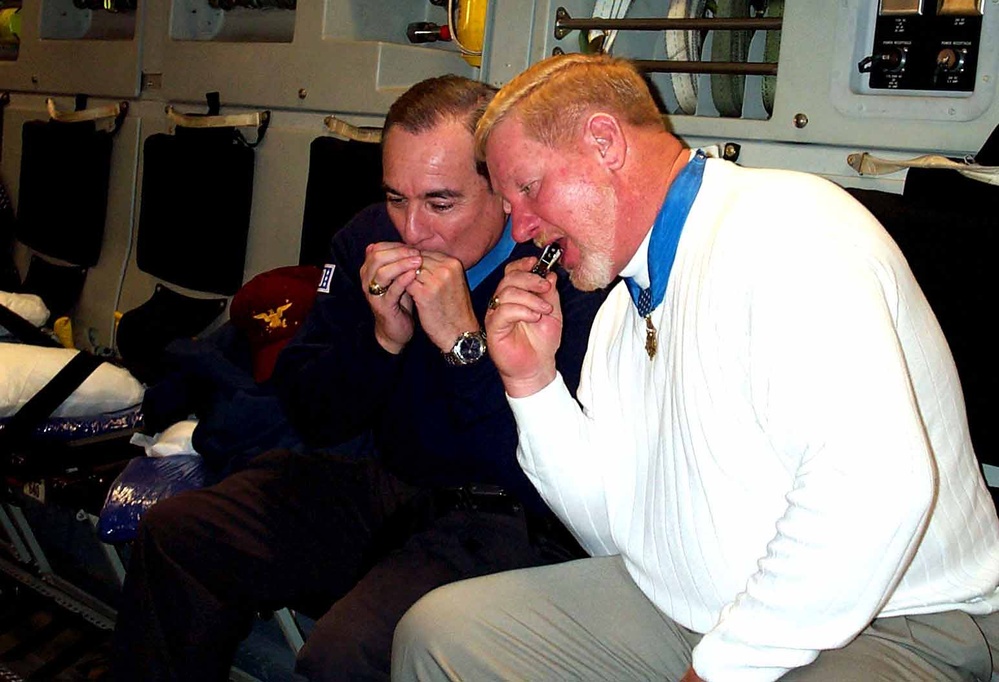 Medal of Honor Recipients Entertain Troops on Holiday Tour