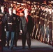 Clinton Reviews Troops at Fort Myer
