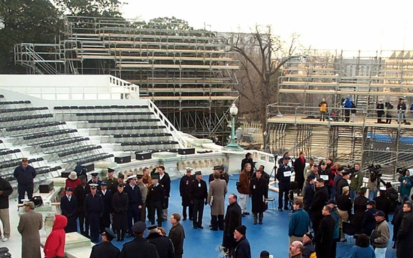 Inauguration Rehearsal Underway at U.S. Capitol