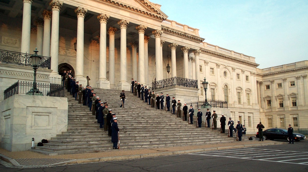 Inaugural Rehearsal Underway at U.S. Capitol