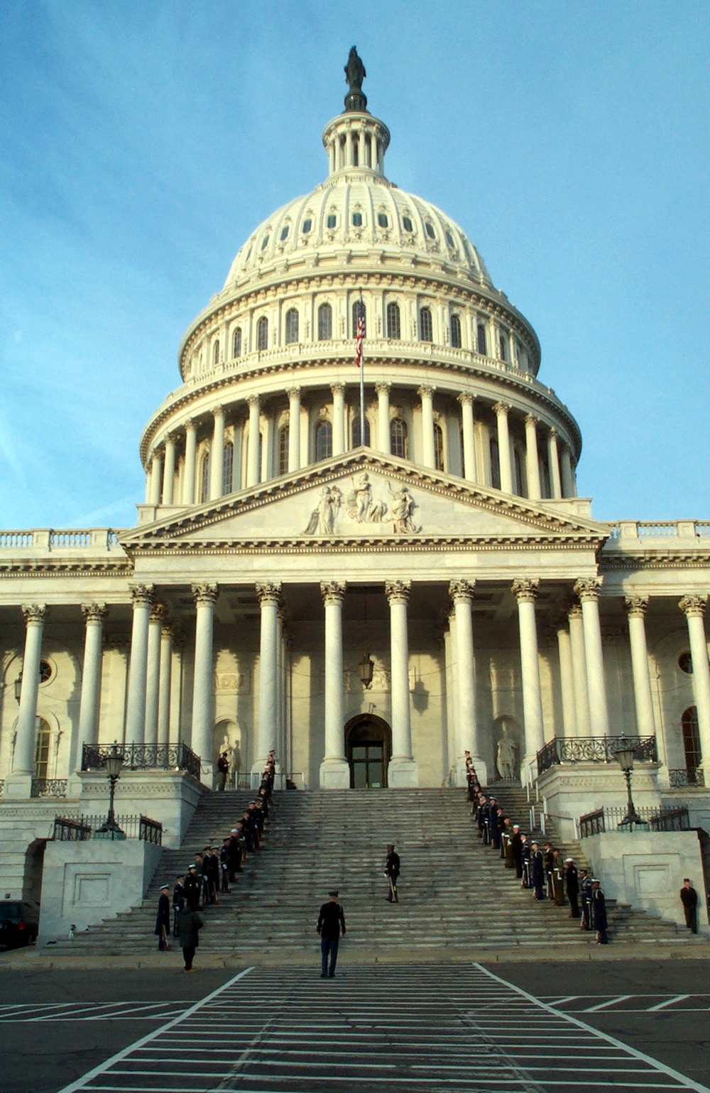 Inaugural Rehearsals Underway on Capitol Steps