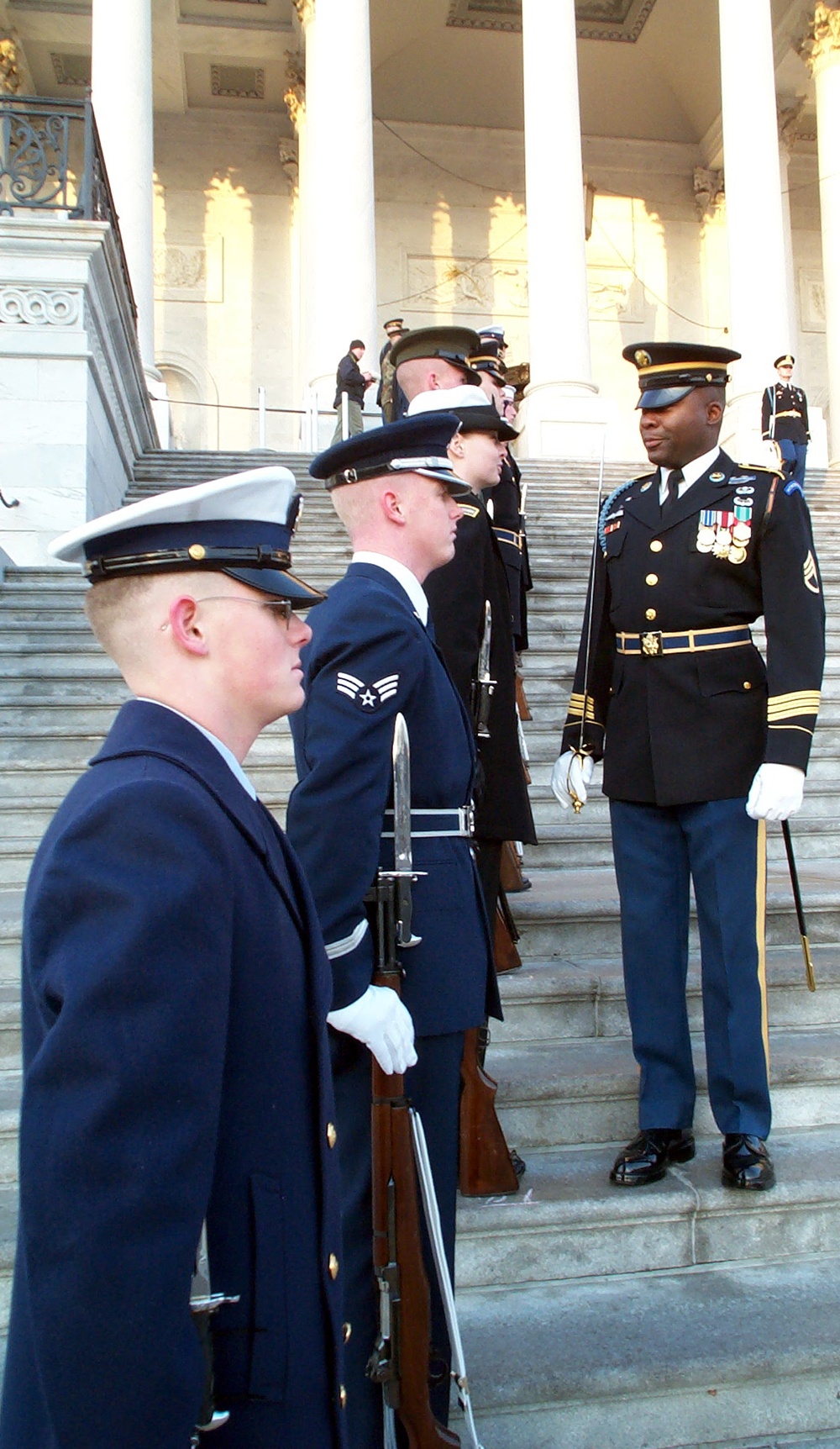 Old Guard Troops Rehearse for Presidential Inauguration