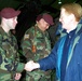 Army Sgt. Receives Commemorative Coin from Deputy Defense Secretary in Bosnia