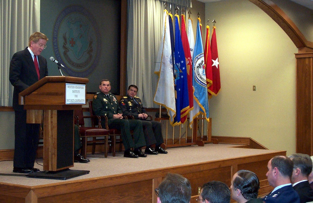 Deputy Defense Secretary Addresses WHISC Staff and Faculty at Fort Benning