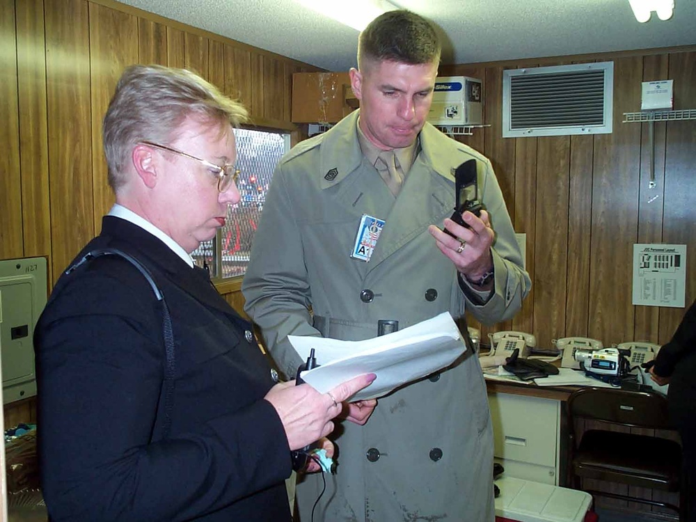 Naval Reserve Petty Officer Collaborates with Marine on Inaugural Parade Script