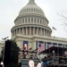Veterans Watch Bush Address Inaugural Crowd