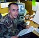 Army Sgt. Peter Fitzgerald at His Desk in Fort Leonard Wood, Missouri