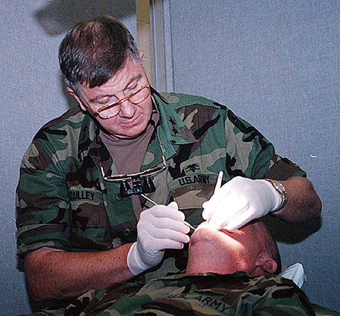 Army Surgeon General Pitches In During Soldier Readiness Processing