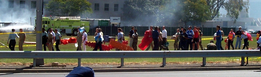 Litter Bearers Respond to 9/11 Attack at the Pentagon