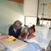 Rumsfeld Comforts Pentagon Attack Victim at Arlington Hospital