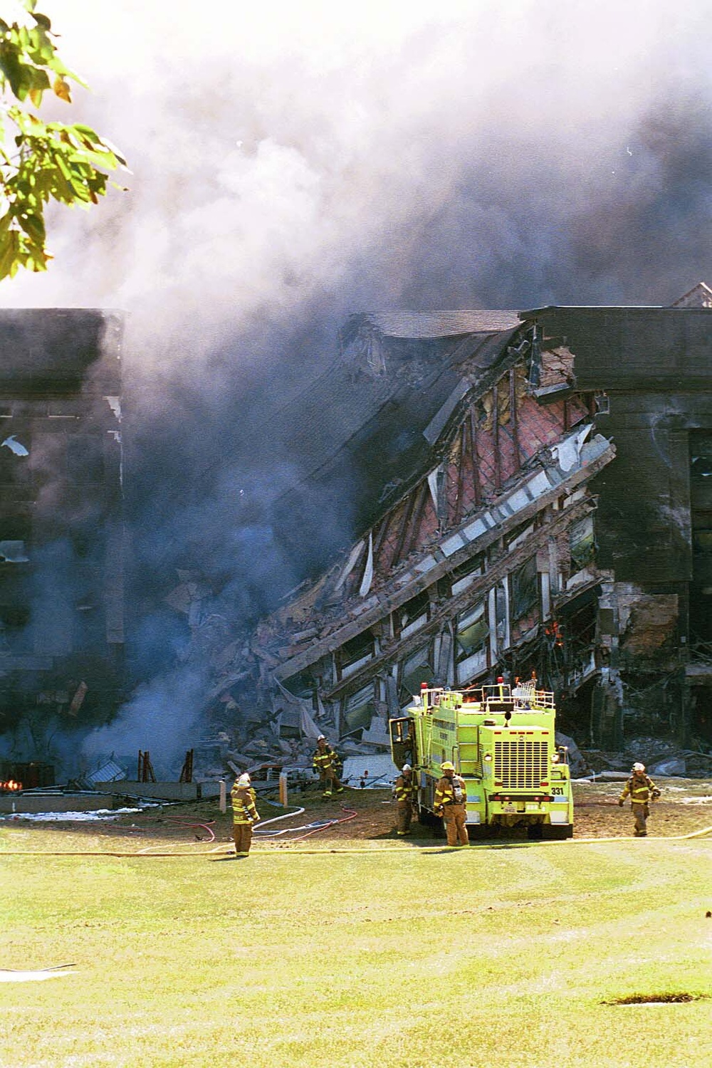 Devastating Attack on Pentagon Leaves Gaping Hole in West Wall