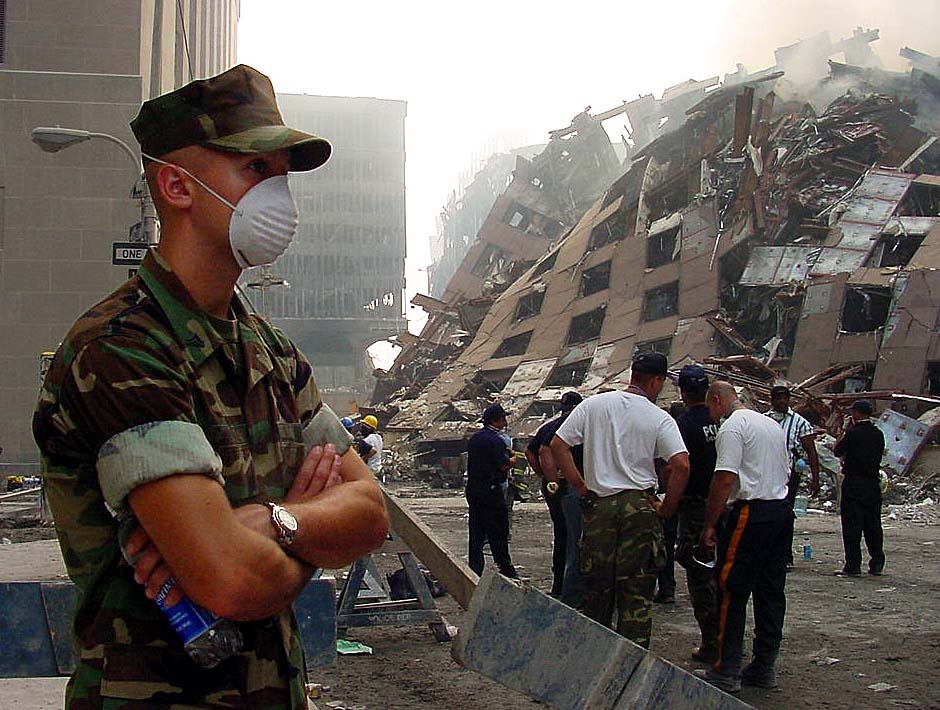 Marine Waits for All Clear After 9/11 Evacuation at Ground Zero