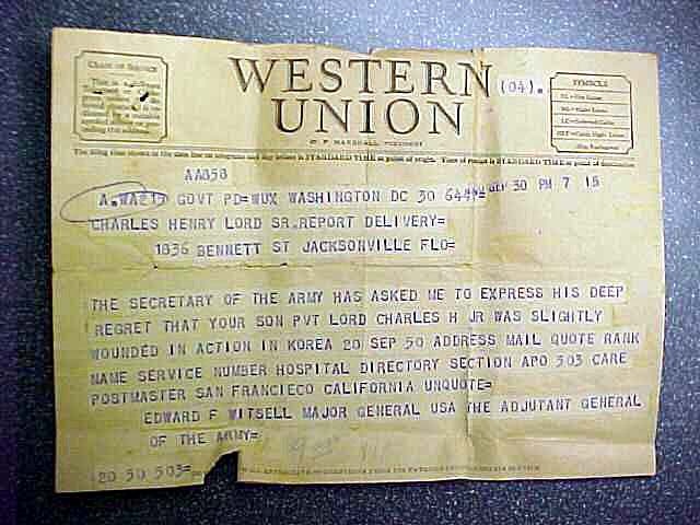 Family Receives Tragic News of Soldier's Wounding, Capture and Death in Korean War