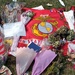 Marine Corps Flag Adorns Spontaneous 9/11 Memorial Near Pentagon