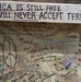 Patriotic Message Appears at 9/11 Memorial Near Pentagon