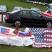 Navy Seaman Helps Erect 9/11 Memorial Banner
