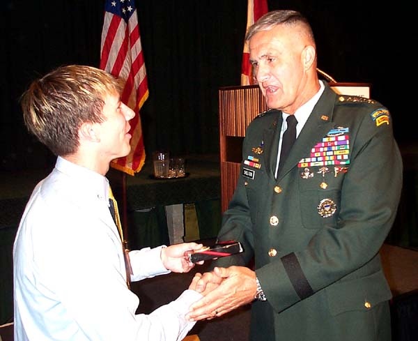 DoD Dependent Schools Student Honored for Perfect Attendance