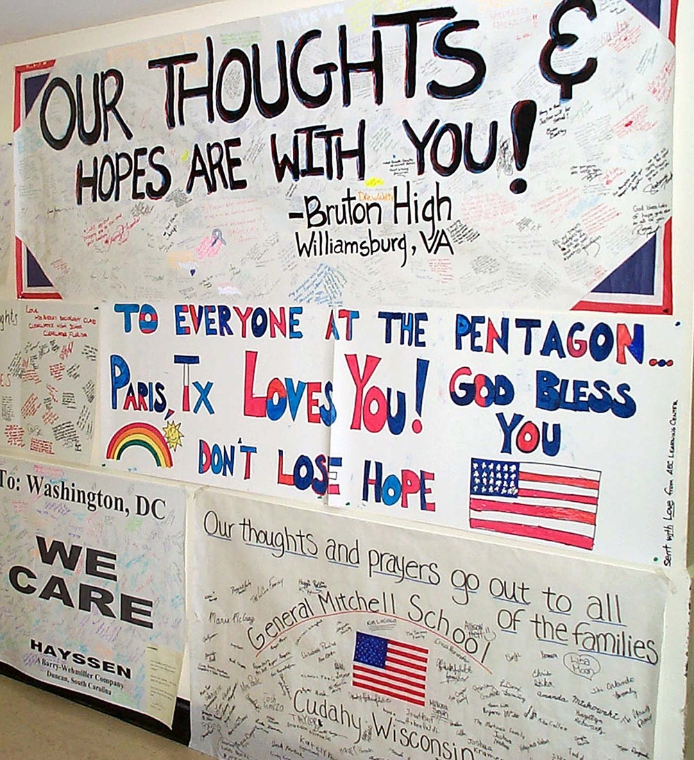 Outpouring of Support for Pentagon After 9/11 Attacks