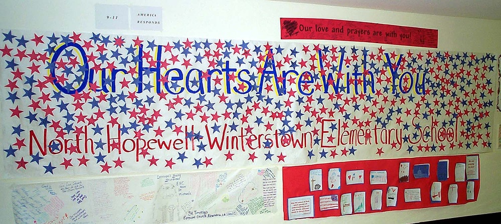 Elementary School Students Send Message of Support