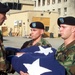 Old Guard Soldiers Present Folded 9/11 Pentagon Flag to Military District Commander