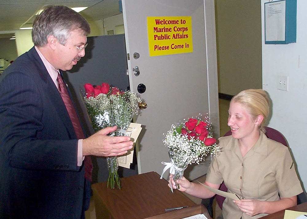 Honoring the Fallen: Donated Roses Presented to Pentagon Workers