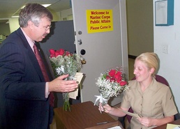 Honoring the Fallen: Donated Roses Presented to Pentagon Workers