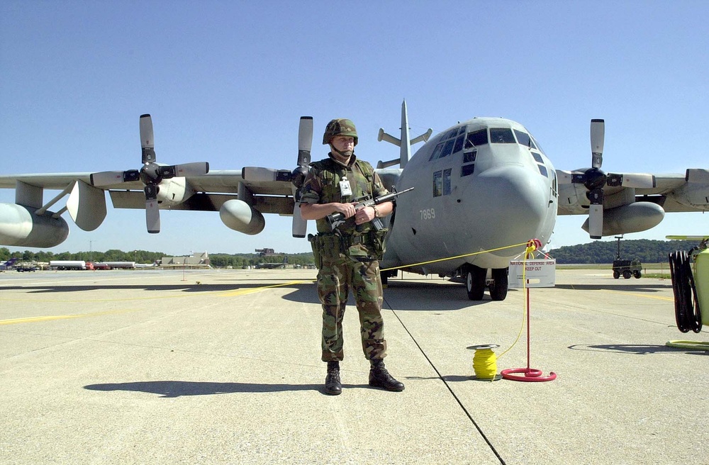 Security Forces Guard Commando Solo II Aircraft