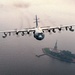 Commando Solo II Flies Over Statue of Liberty in Psychological Operations Mission