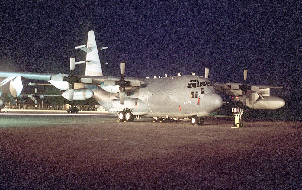 Commando Solo Aircraft Rests at Harrisburg International Airport