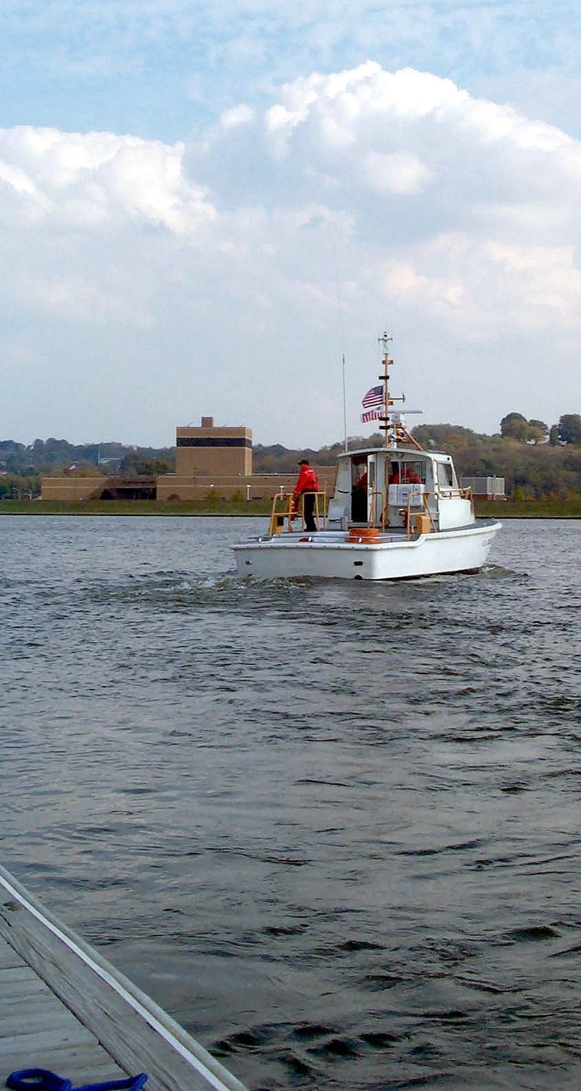 Coast Guard Boat Patrols Waterways of Washington, D.C.