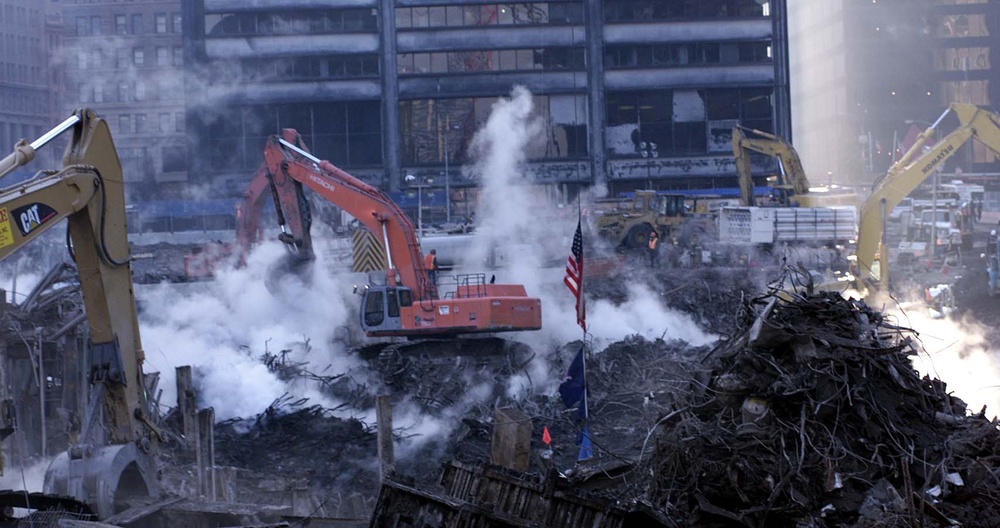 Clearing the Rubble at Ground Zero Continues Months After 9/11 Attacks