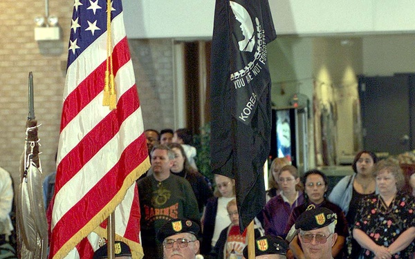 Vietnam Era Veterans Lead Powwow Grand Entry at Bolling Air Force Base