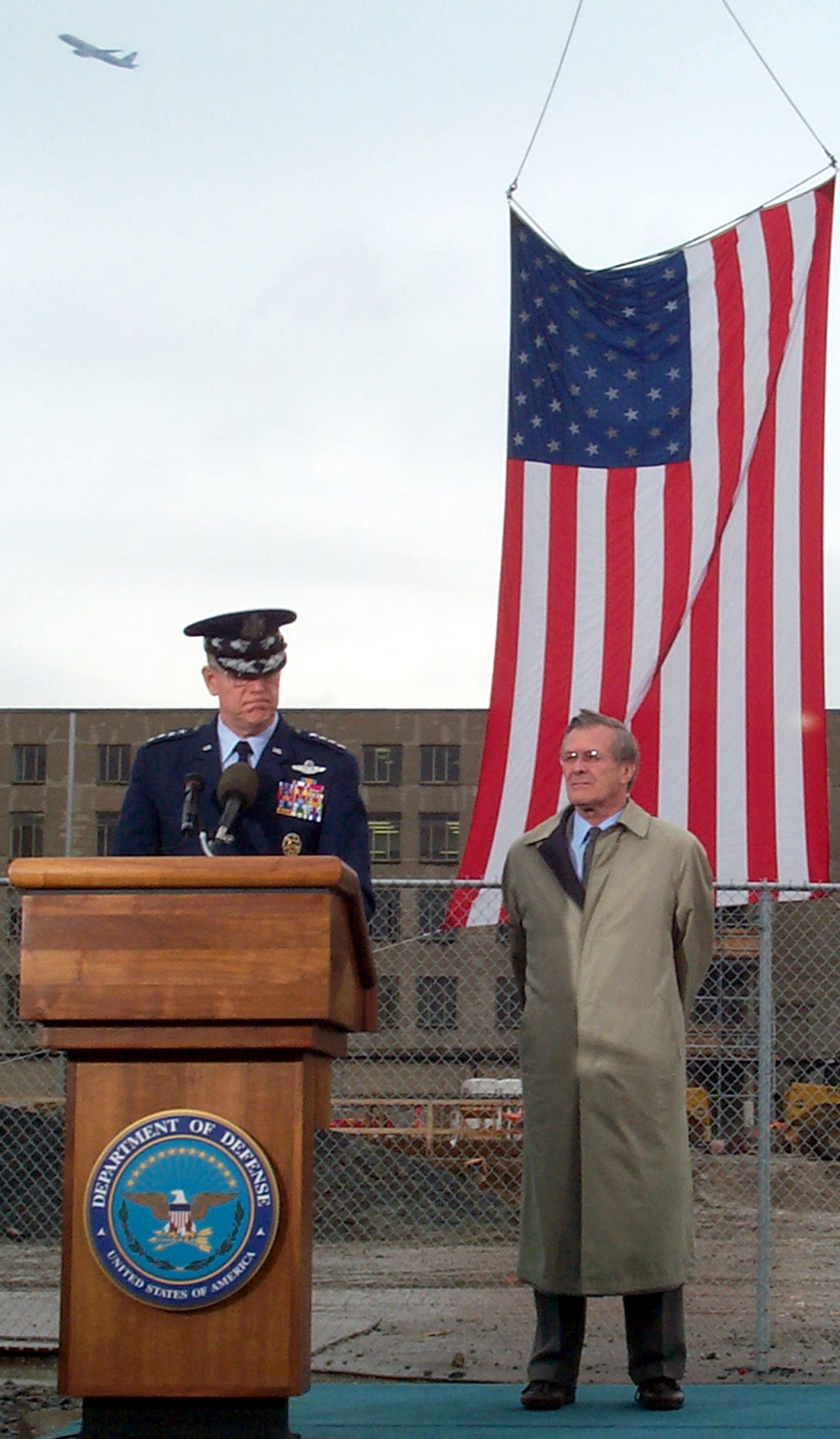 Rumsfeld Honors 9/11 Victims at Pentagon Ceremony